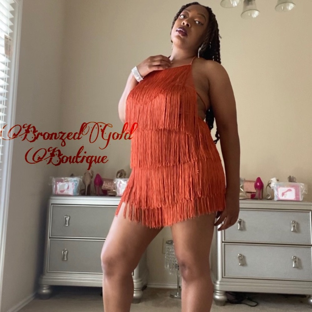 🧡Fringe Dress🧡 - Picture 2 of 8